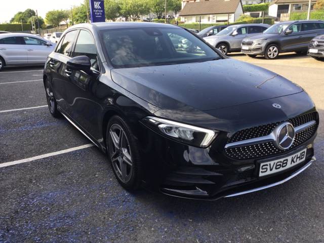 Mercedes-Benz A Class 1.5 A180d AMG Line 7G-DCT Euro 6 (s/s) 5dr Hatchback Diesel Black
