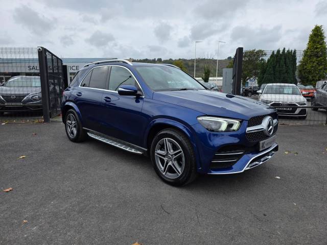 Mercedes-Benz GLE 2.0 GLE300d AMG Line G-Tronic 4MATIC Euro 6 (s/s) 5dr SUV Diesel Blue
