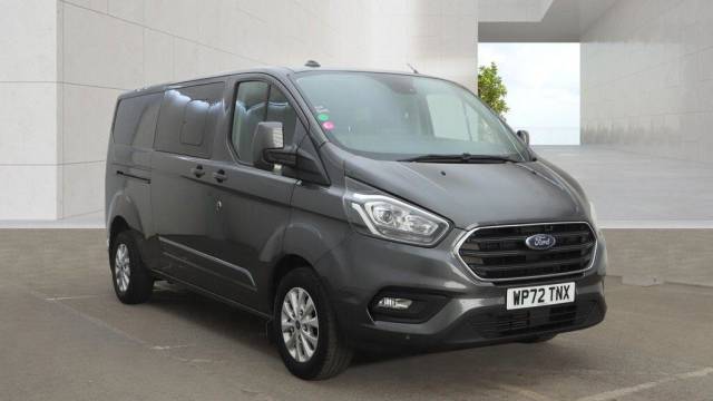 Ford Transit Custom 2.0 320 EcoBlue Limited Crew Van Auto L2 H1 Euro 6 5dr Combi Van Diesel Grey