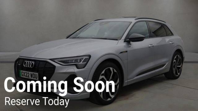 Audi E-tron 50 Black Edition Auto quattro 5dr 71.2kWh (11kW Charger) SUV Electric Silver